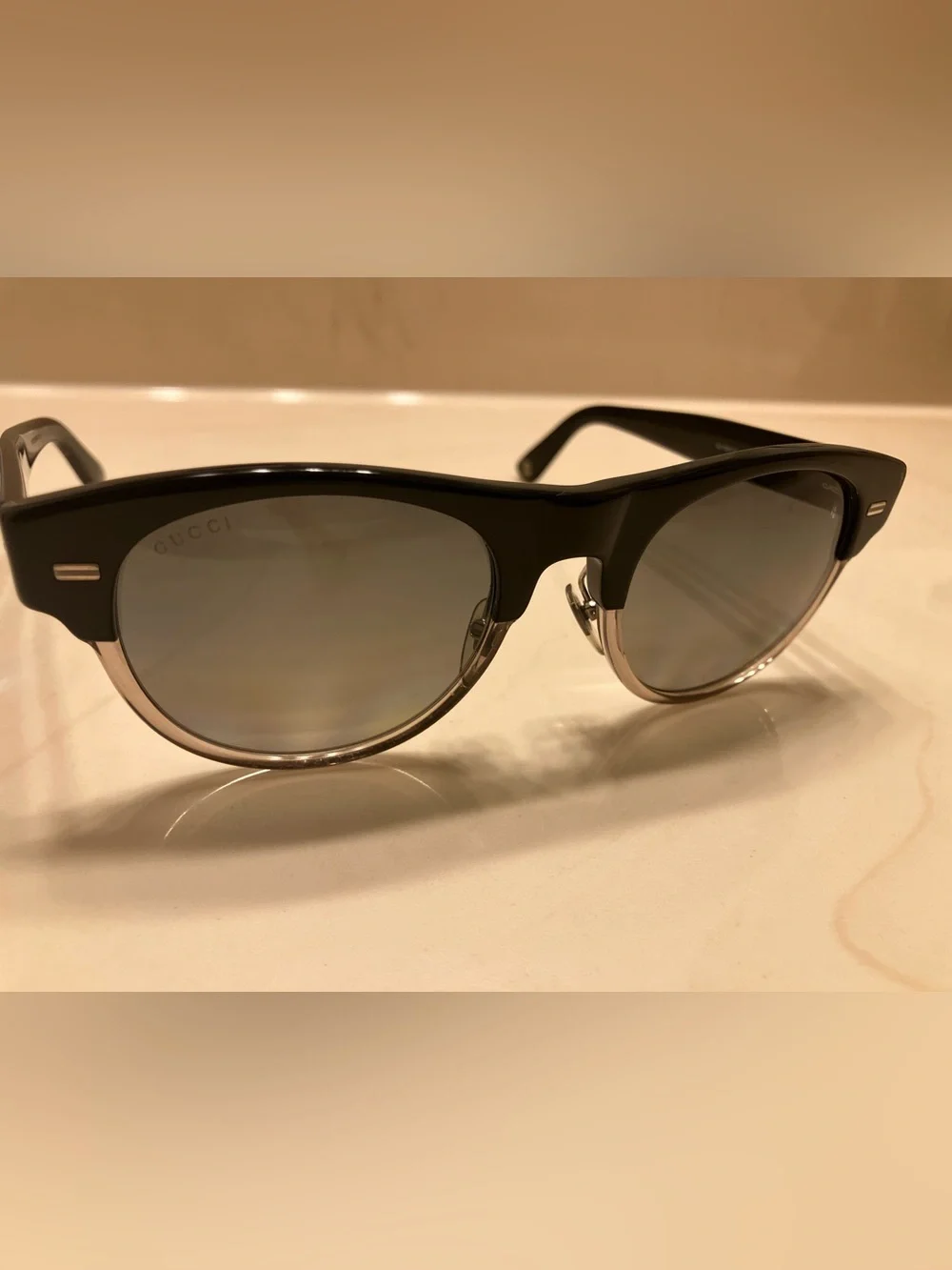 Gucci Black Sunglasses Arm with Model Engraving